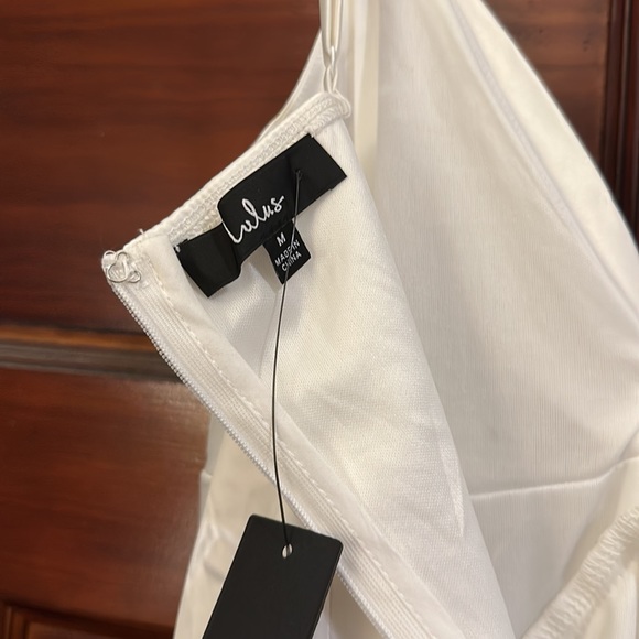 Lulus new with tags satin twist tight dress - Picture 5 of 6